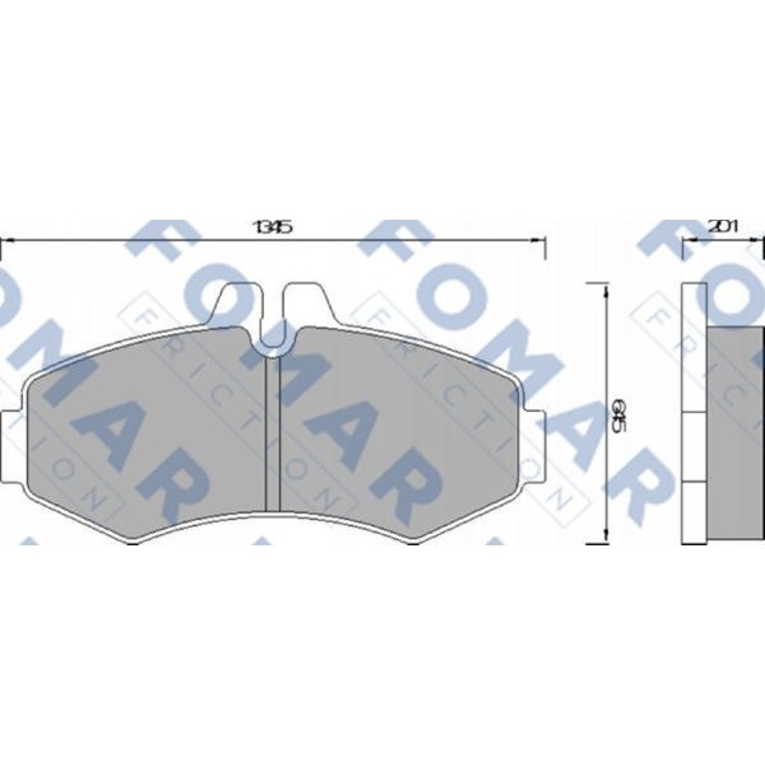 Klocki hamulcowe FOMAR FRICTION FO 678681