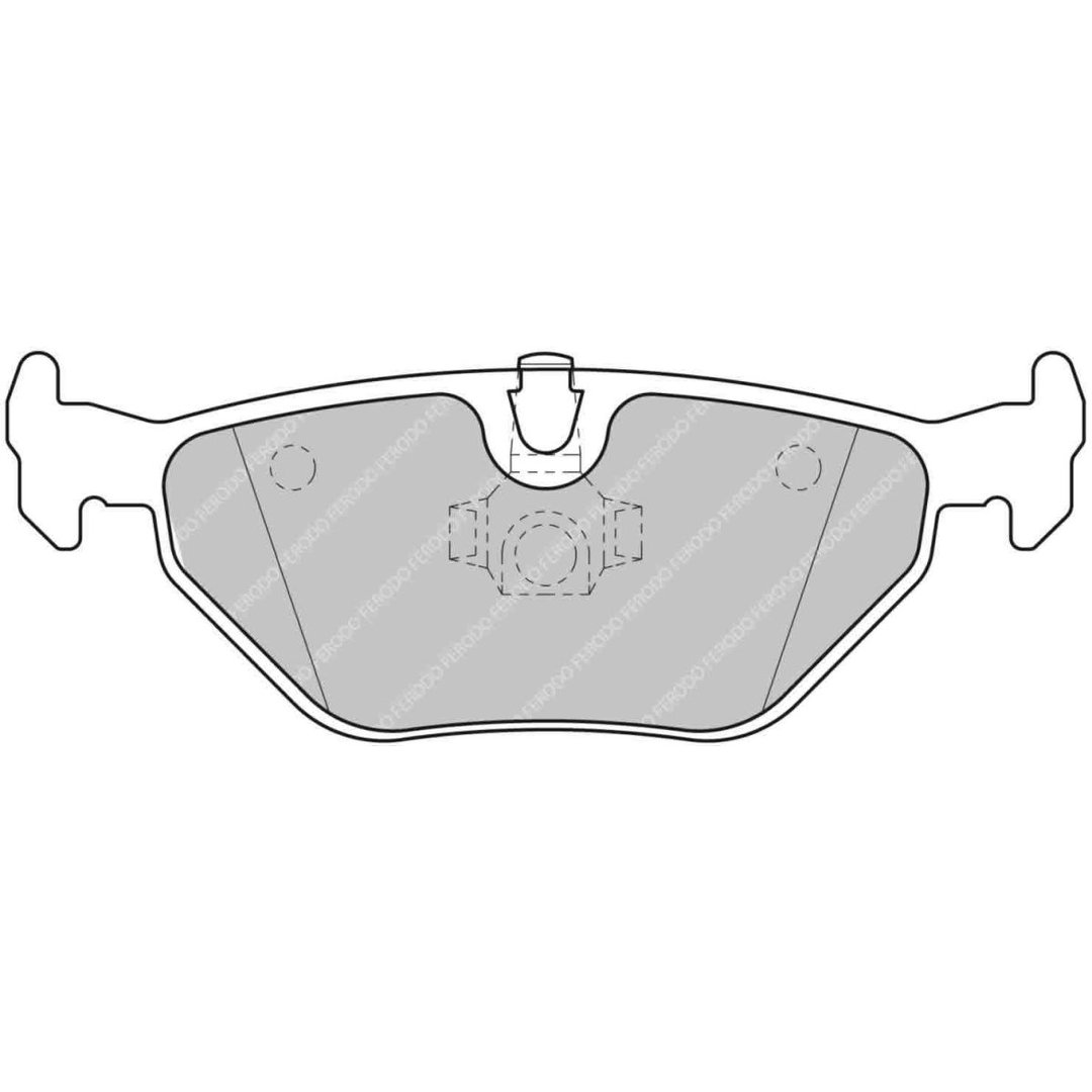 Klocki hamulcowe FERODO RACING FCP1301H