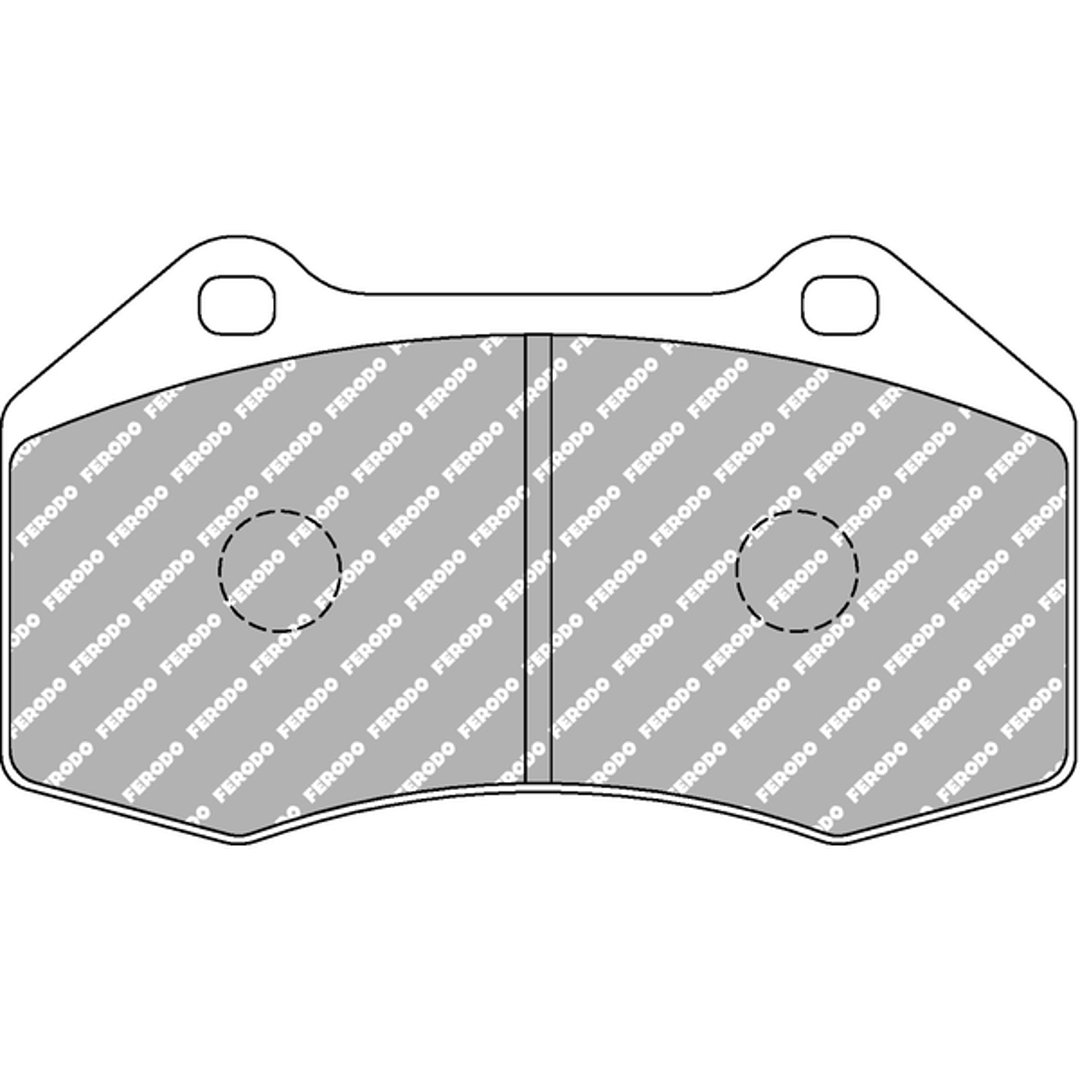FERODO Racing okładziny hamulcowe Racing DS2500 FCP1667H FCP1667H