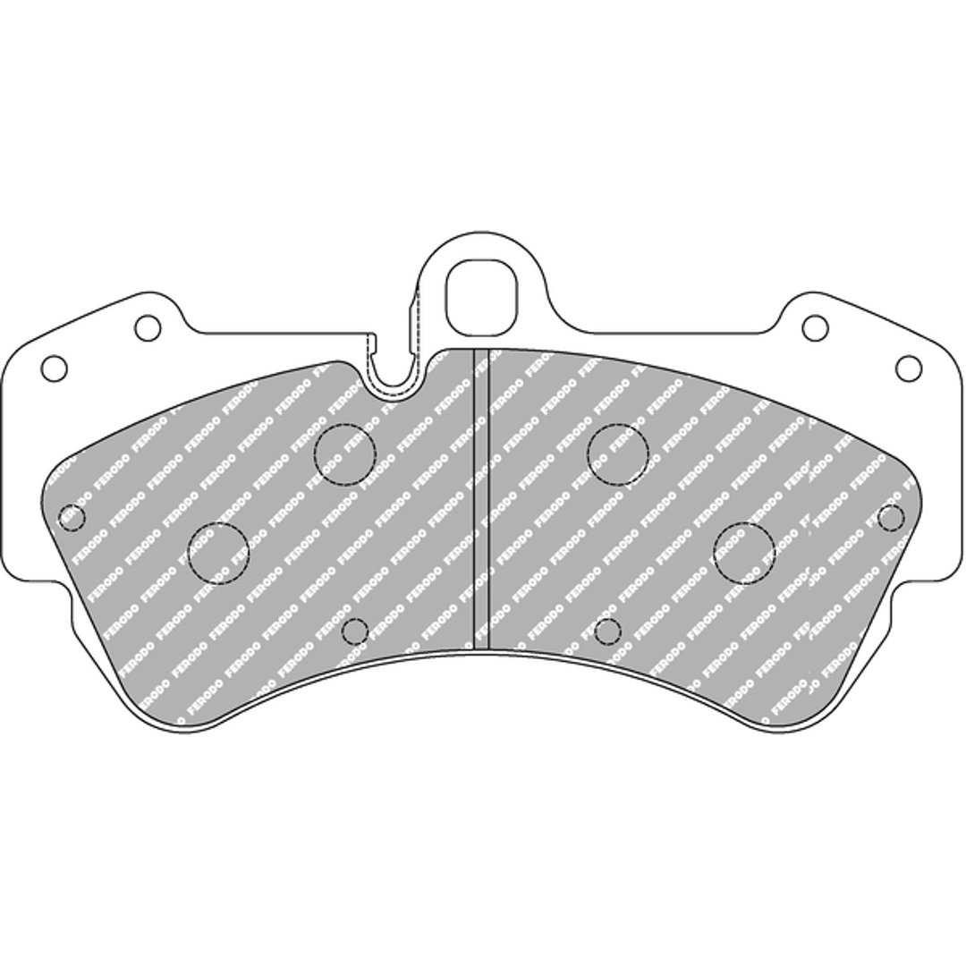 Klocki hamulcowe - komplet FERODO RACING FCP1625H