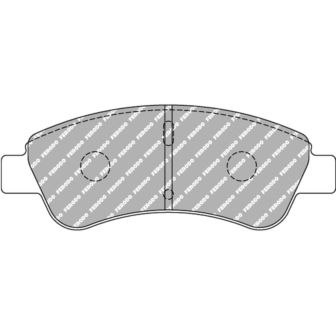 Klocki hamulcowe - komplet FERODO RACING FCP1399H