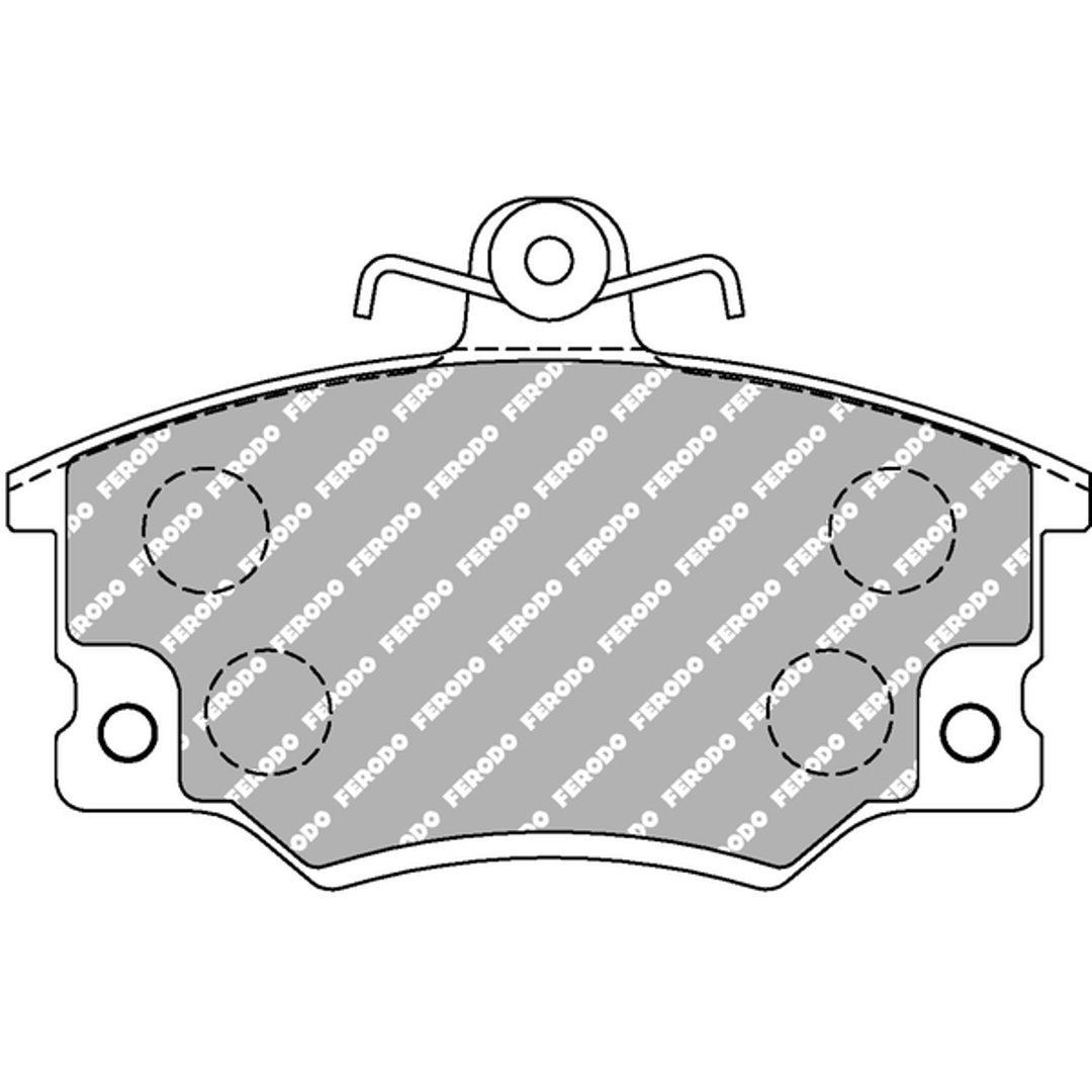 Klocki hamulcowe - komplet FERODO RACING FCP370R