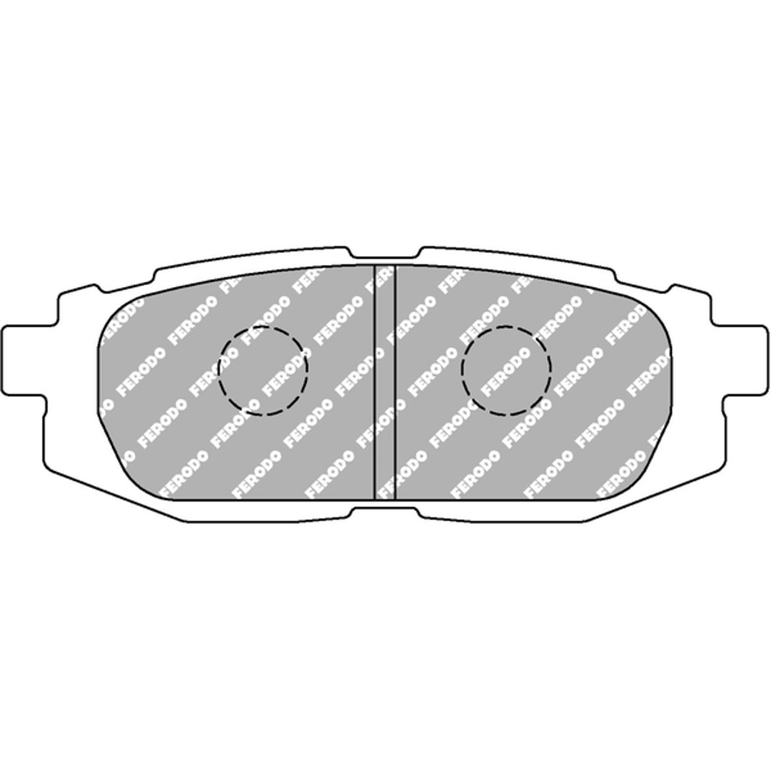FERODO Racing okładziny hamulcowe Racing DS2500 FCP4187H FCP4187H