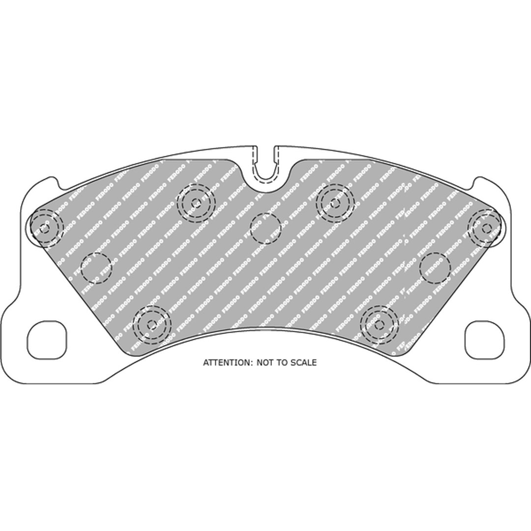 Klocki hamulcowe - komplet FERODO RACING FCP4064H