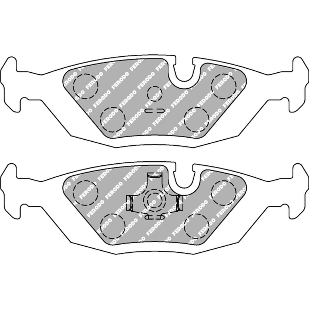 Klocki hamulcowe - komplet FERODO RACING FCP296R
