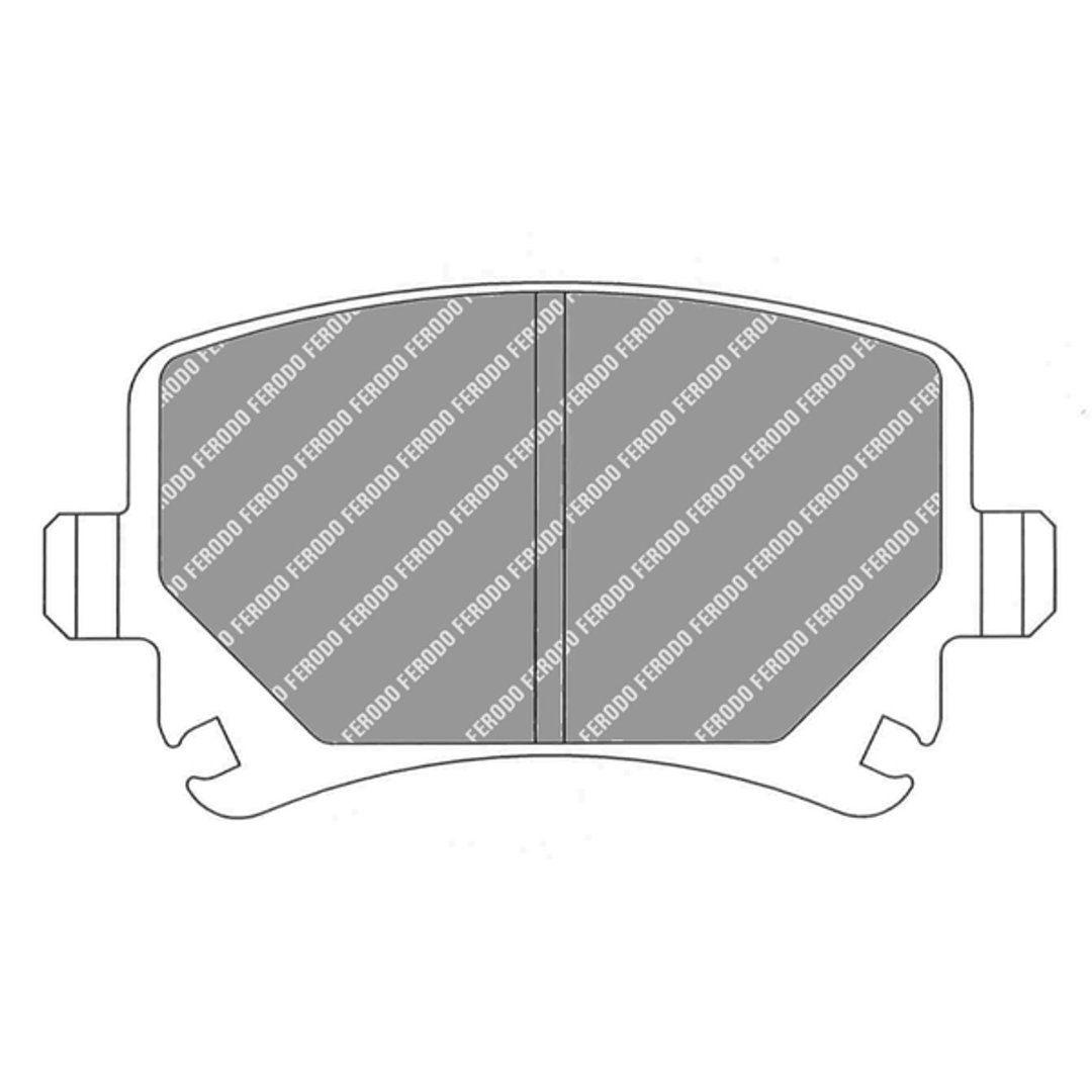 Ferodo Racing okładziny hamulcowe Ferodo Racing DS2500 FCP1636H FCP1636H