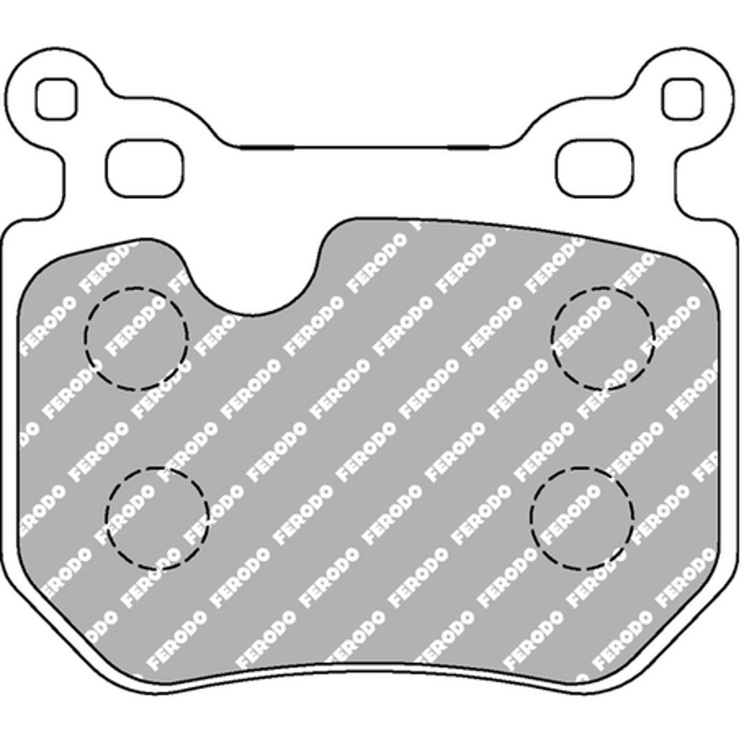 Klocki hamulcowe - komplet FERODO RACING FCP4217H