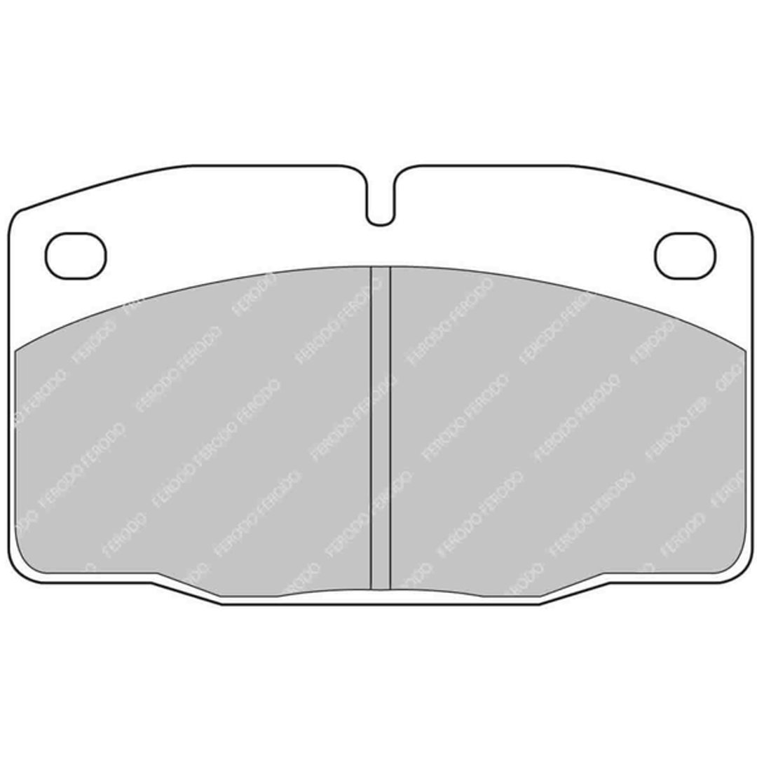Klocki hamulcowe - komplet FERODO RACING FCP173H