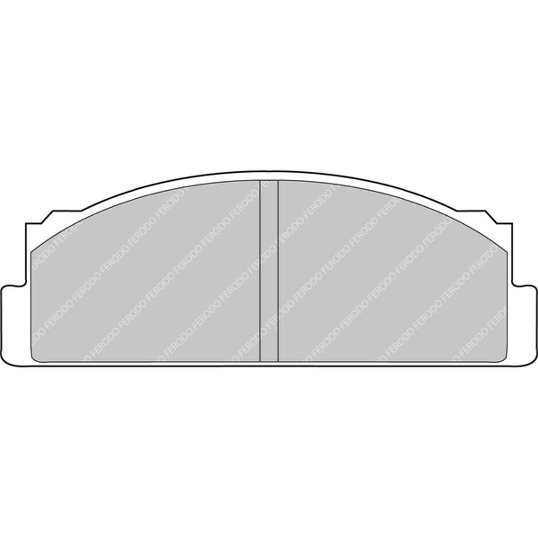Klocki hamulcowe - komplet FERODO RACING FCP29H