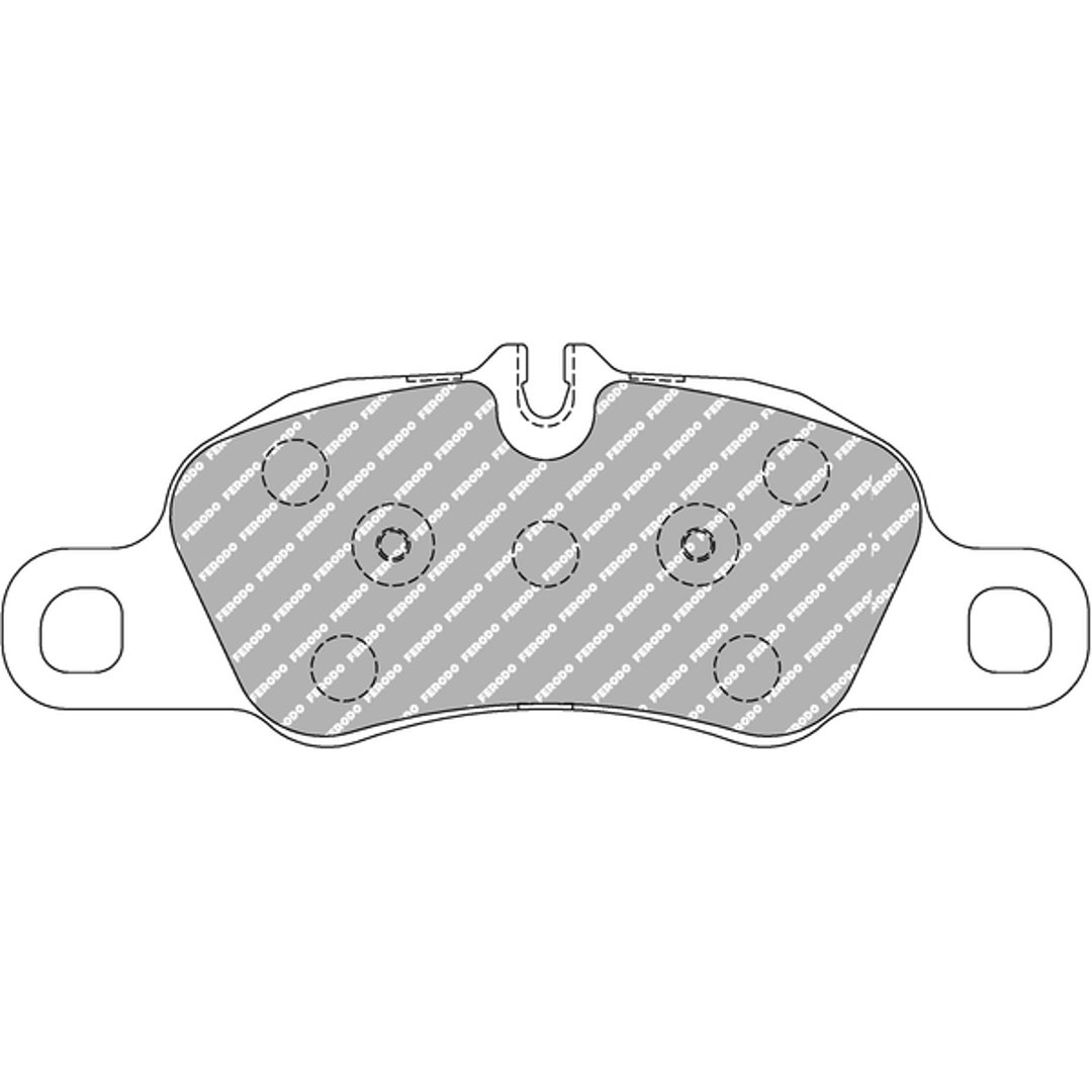 Klocki hamulcowe FERODO RACING FCP4805H