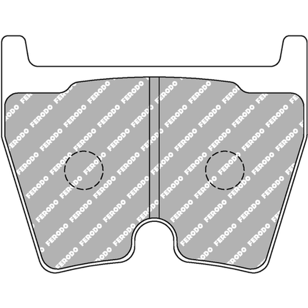 FERODO Racing okładziny hamulcowe Racing DS2500 FCP1664H FCP1664H