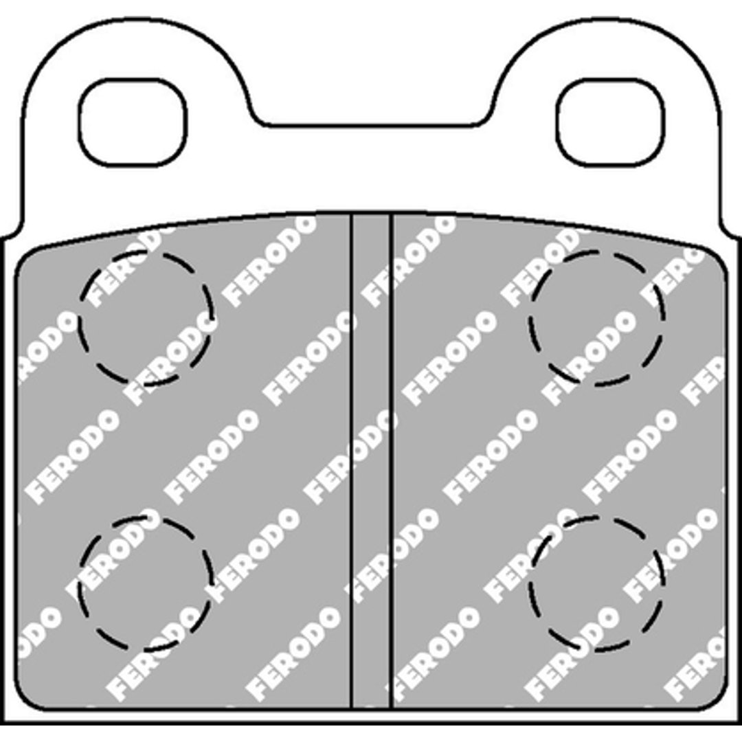 Klocki hamulcowe - komplet FERODO RACING FCP3H