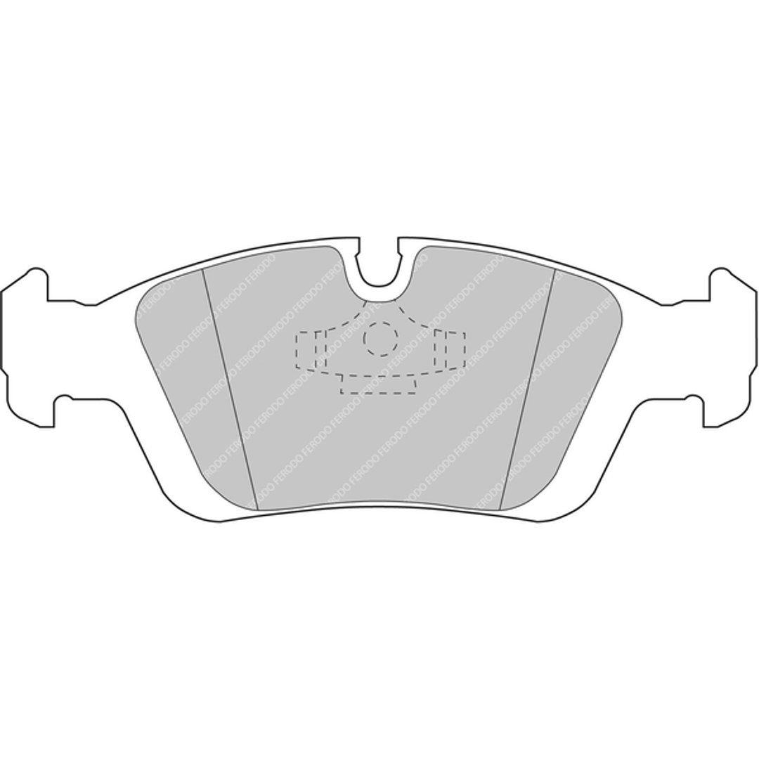 Ferodo Racing okładziny hamulcowe Ferodo Racing DS2500 FCP725H FCP725H