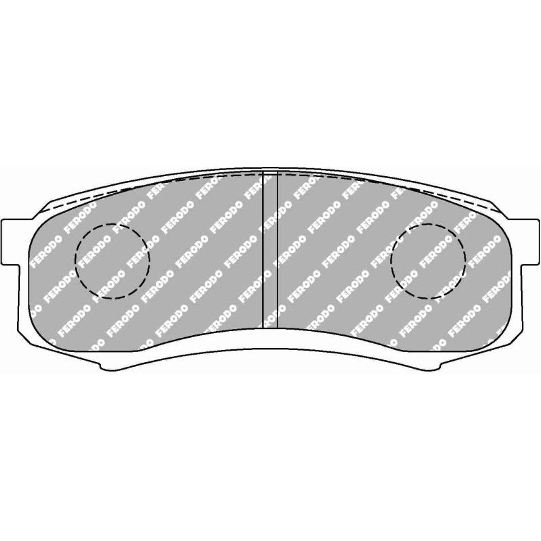 Klocki hamulcowe FERODO RACING FCP1021H