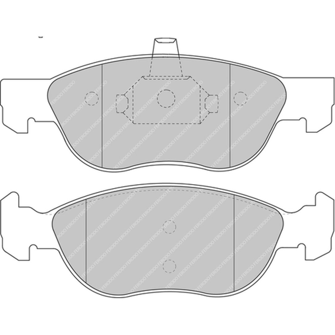 Klocki hamulcowe FERODO RACING FCP1056H