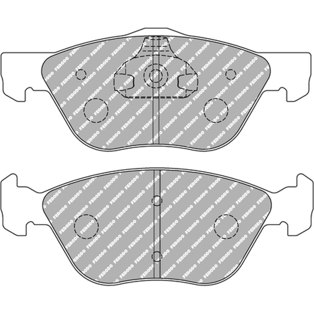Klocki hamulcowe - komplet FERODO RACING FCP1052R