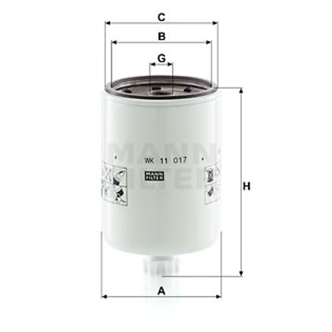 MANN-FILTER Mann-filter WK 8060 z amortyzator sportowy WK 8060 z