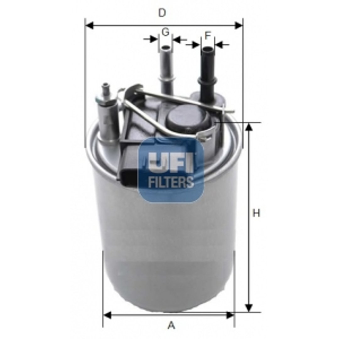 Filtr paliwa UFI Filtry 24.080.01