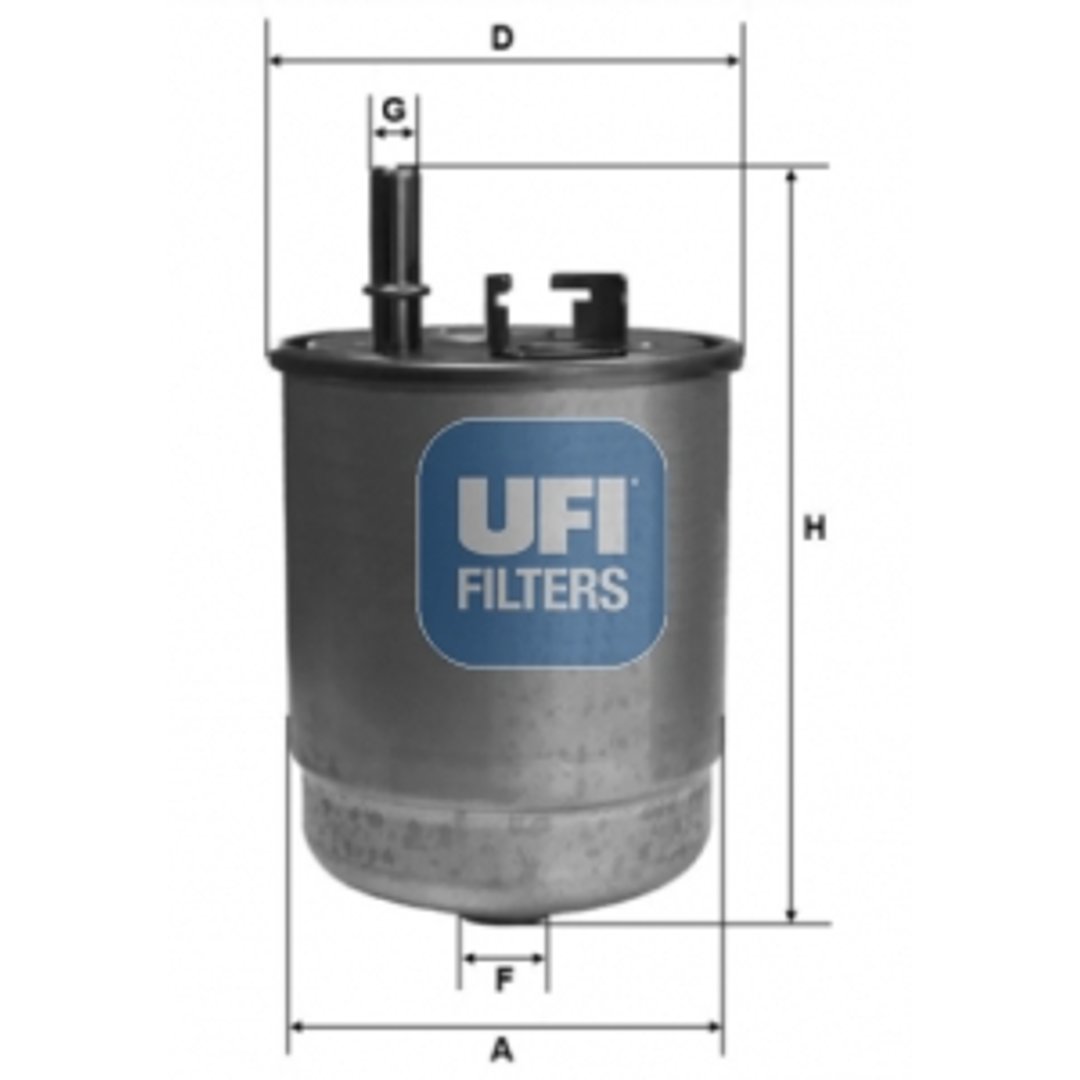 UFI Filtr paliwa 24.129.00 24.129.00