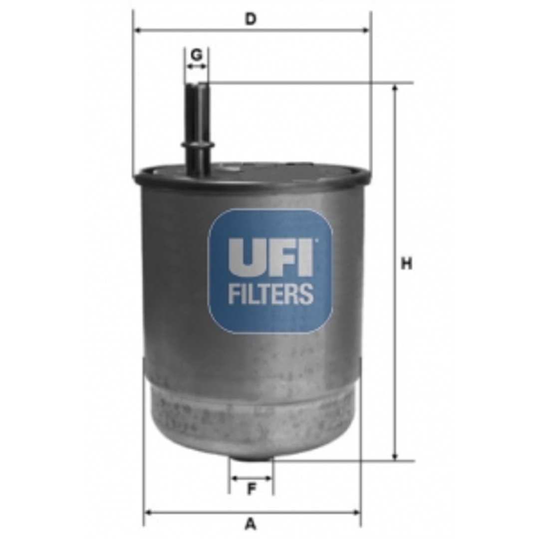 Filtr paliwa UFI 24.160.00