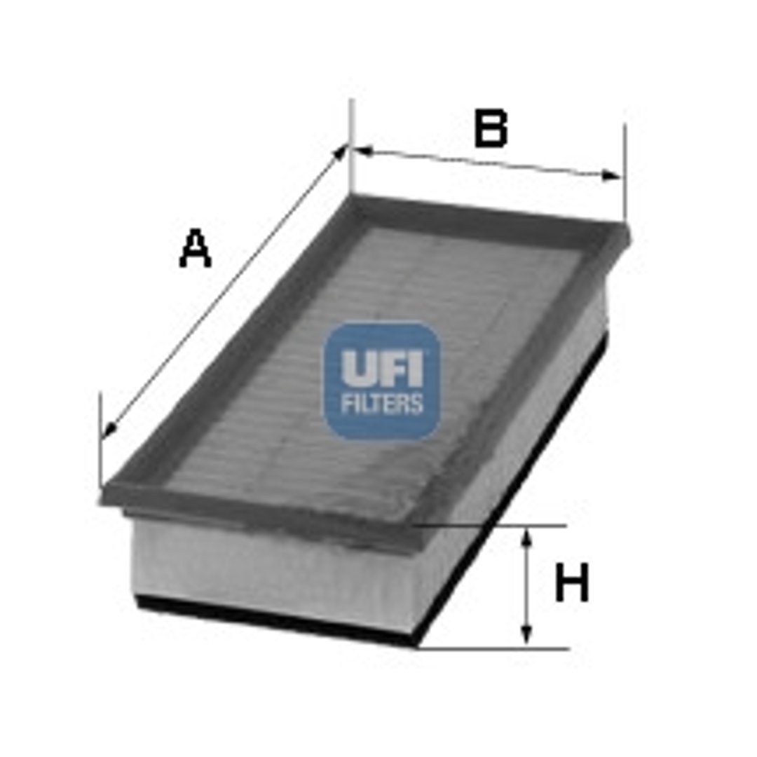 Filtr powietrza UFI Filtry 30.A25.00