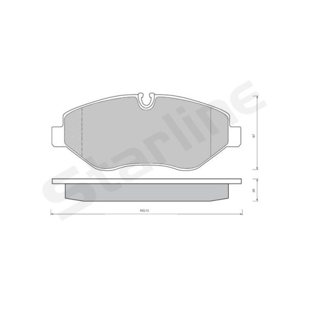 Klocki hamulcowe STARLINE BD S426