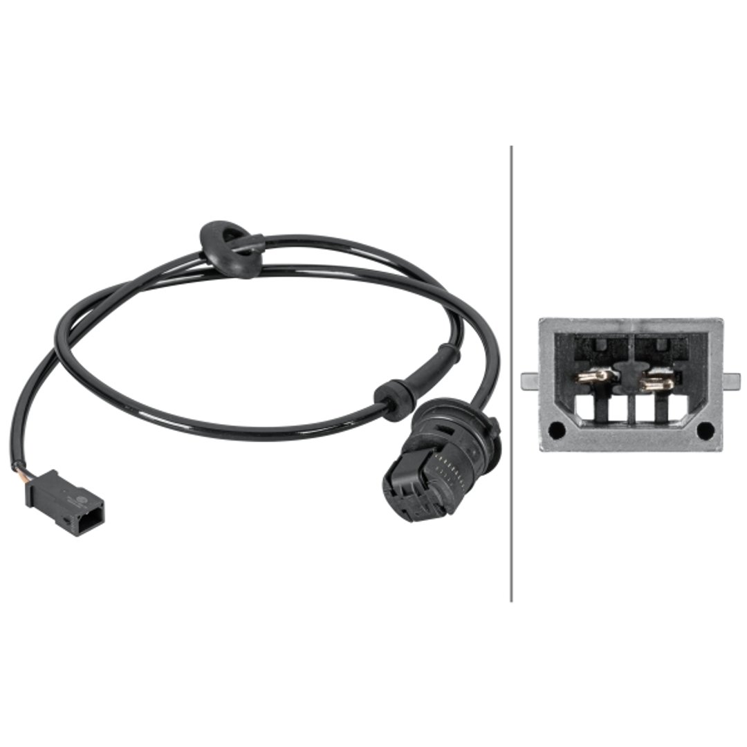 Czujnik, prędkość obrotowa koła Hella 6PU 012 806-791