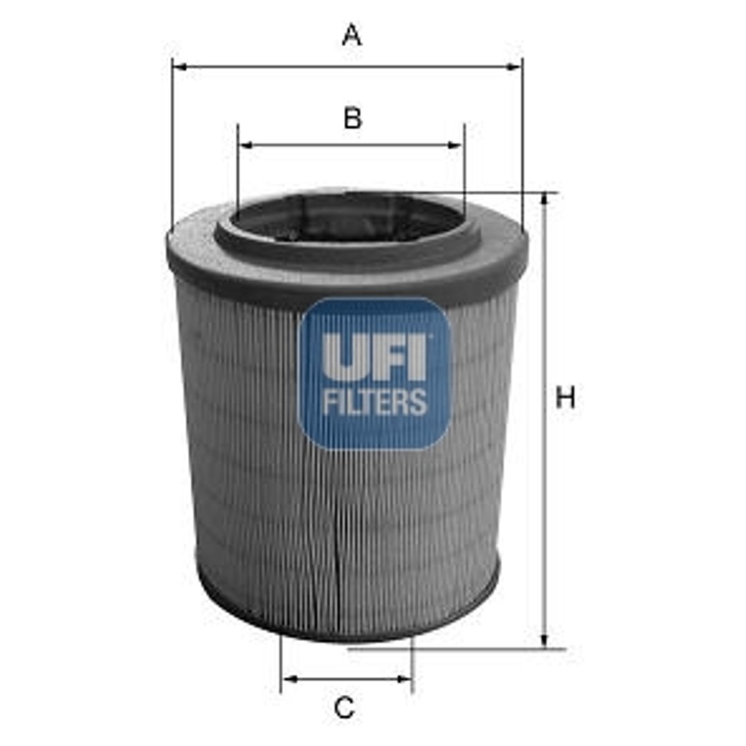 Filtr powietrza UFI Filtry 27.E34.00