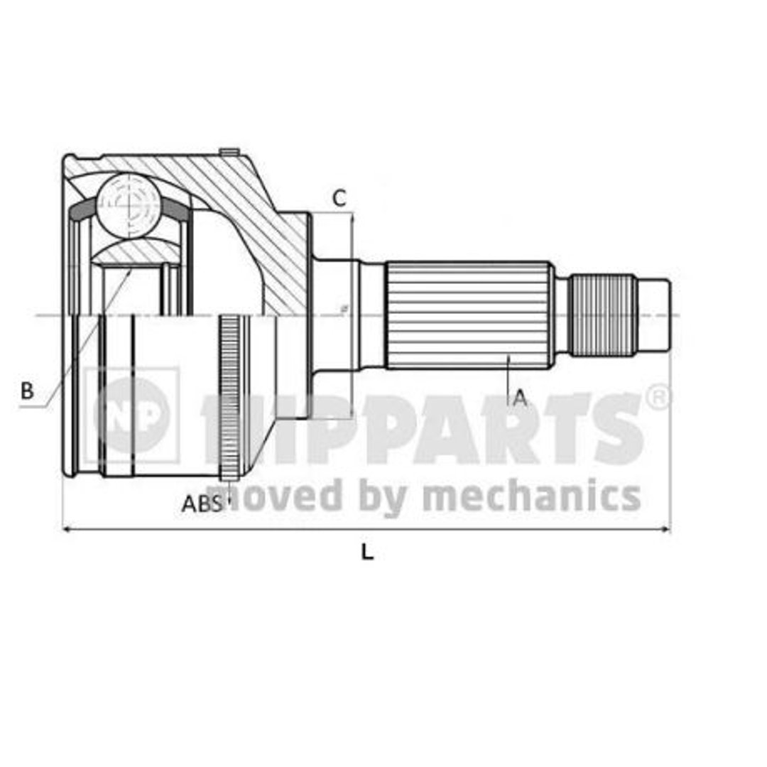 Przegub NIPPARTS J2822114