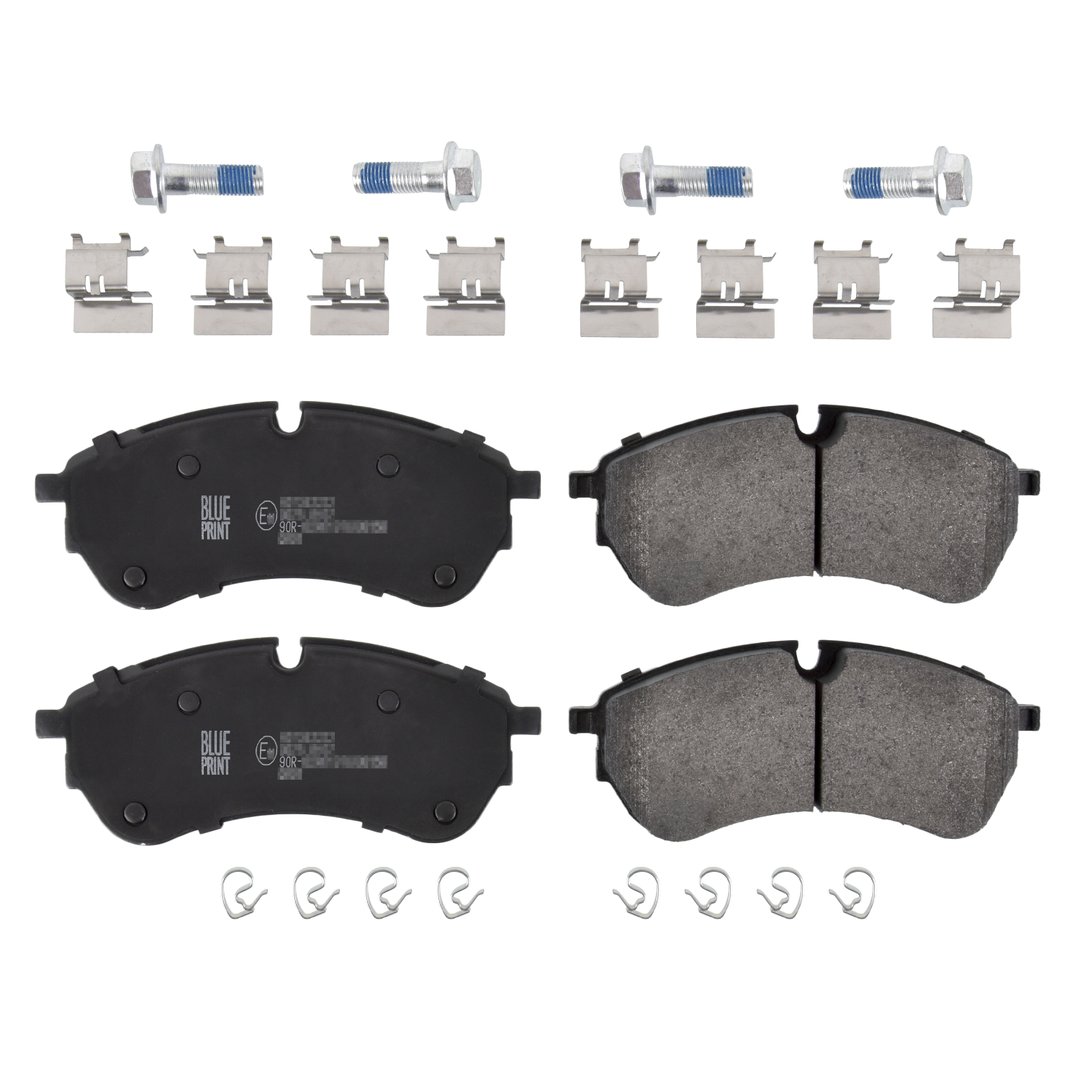 BLUE PRINT ADBP420004 zestaw klocków hamulcowych z materiałem montażowym, 1 sztuka ADBP420004