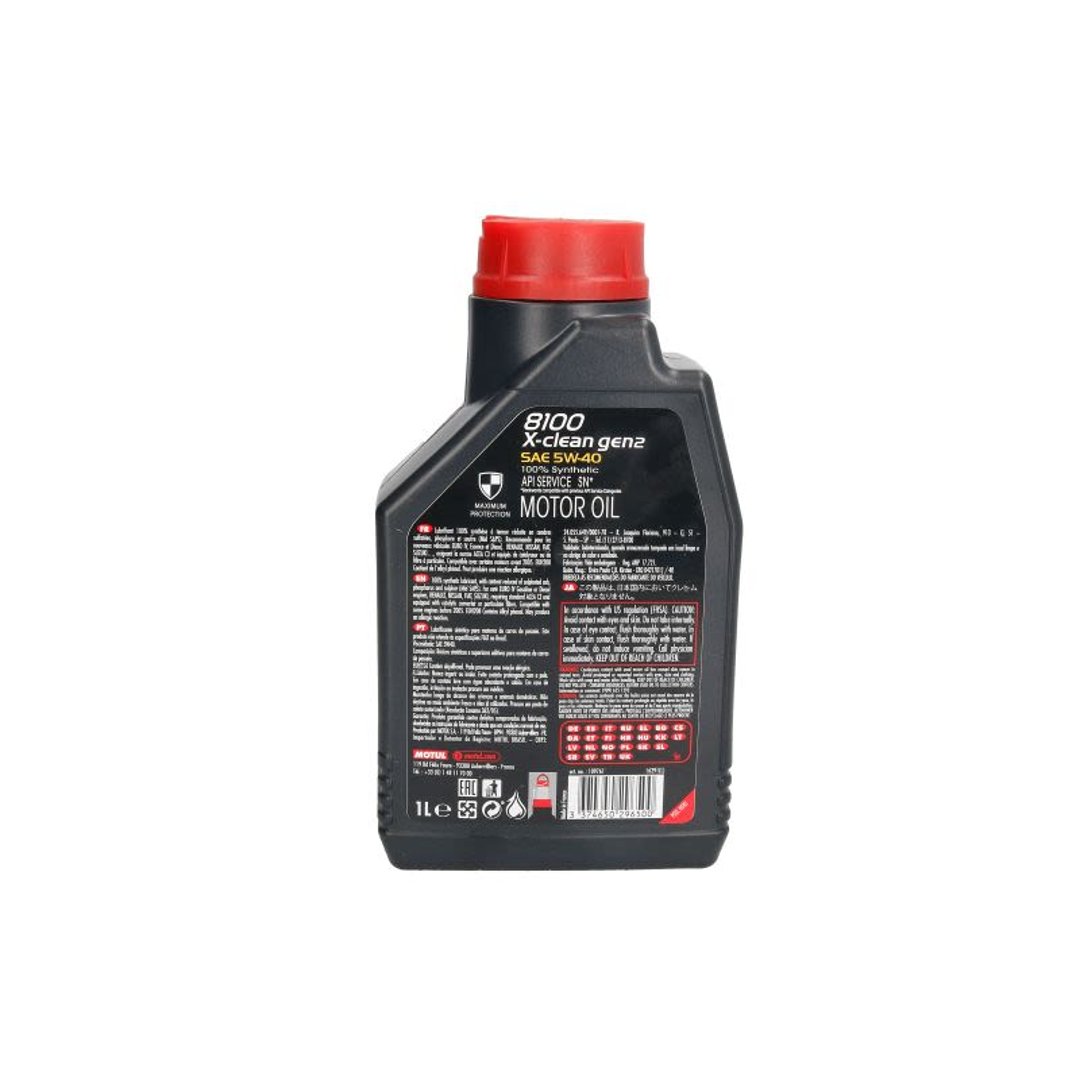 Motul 8100 X-clean GEN2 5W-40 1L