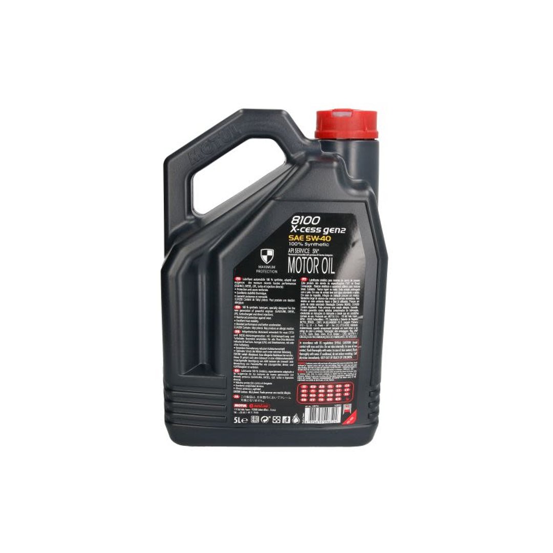 Olej Silnikowy Motul 5L 5W40 8100 X-cess