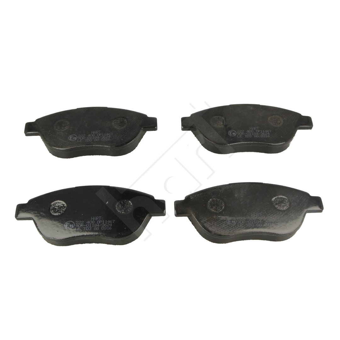 Klocki hamulcowe HART 222 408