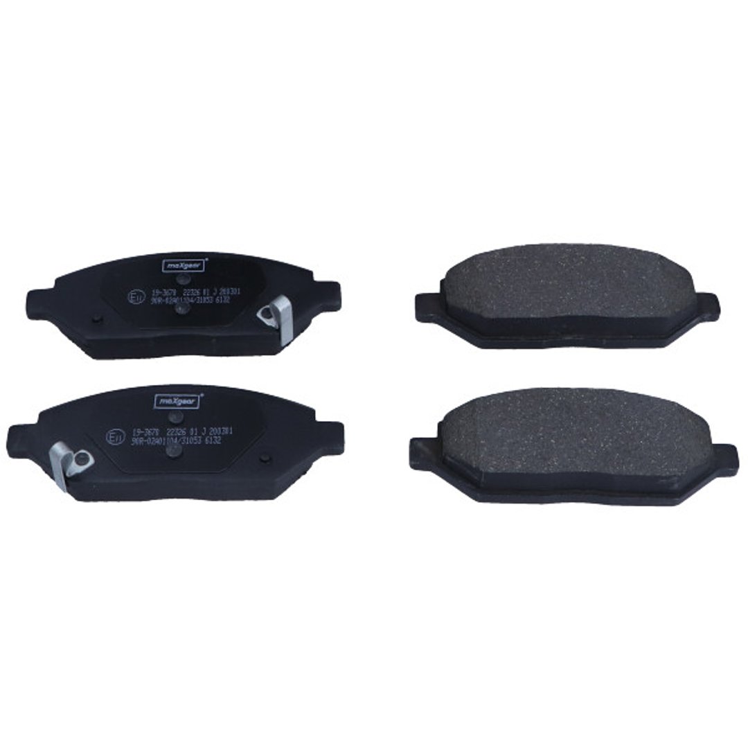 Klocki hamulcowe - komplet MAXGEAR 19-3670