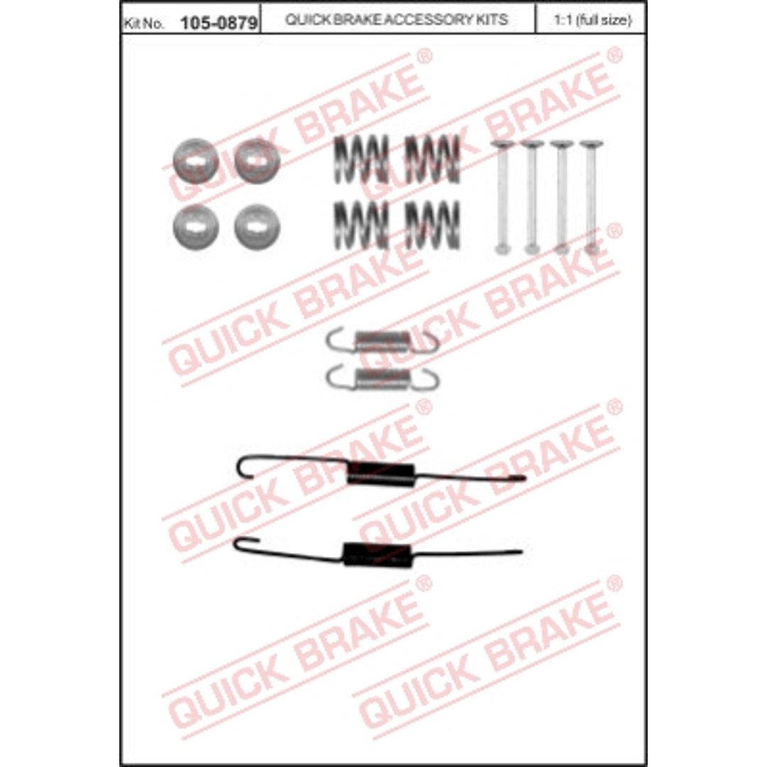 Sprężynki do szczęk hamulcowych QUICK BRAKE 105-0879 SFK407