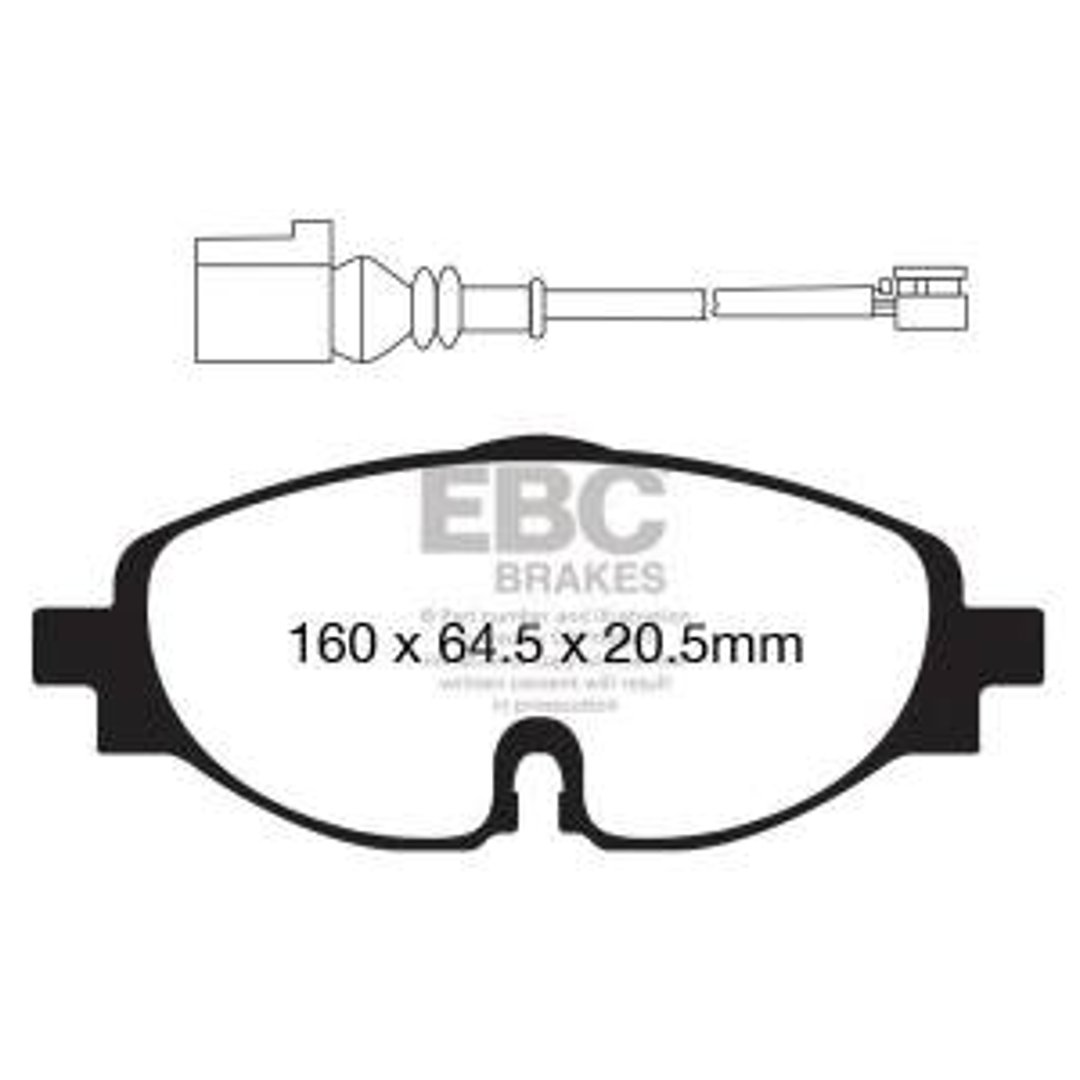 Klocki hamulcowe EBC BRAKES DP22150