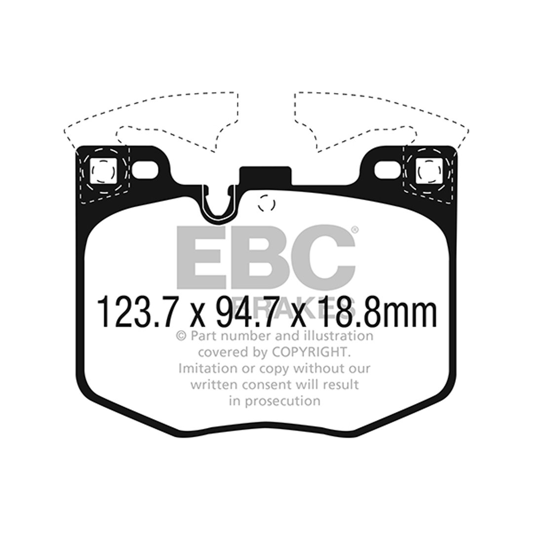 Klocki hamulcowe EBC BRAKES DP22302