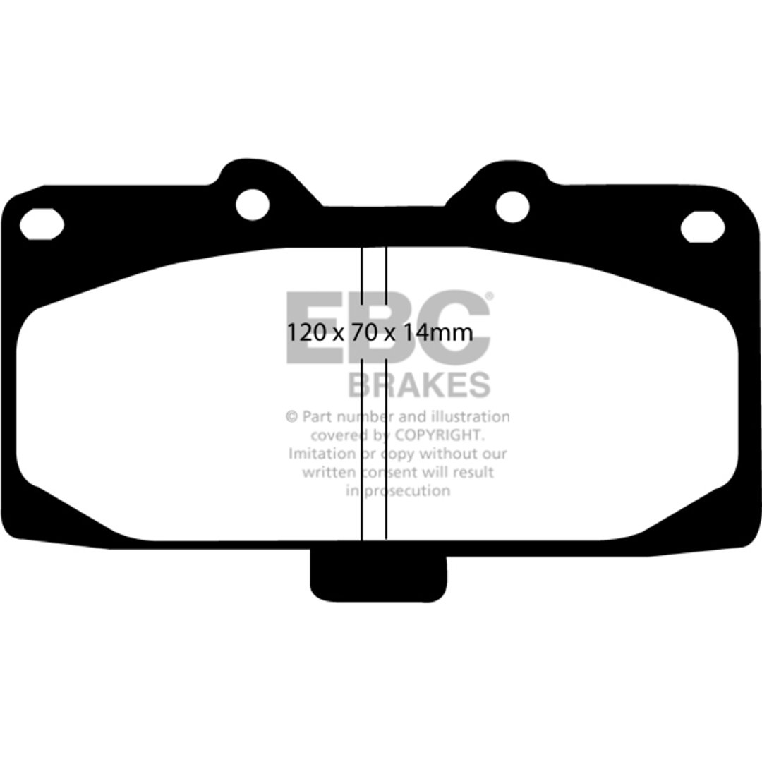 Klocki hamulcowe EBC BRAKES DP41200R