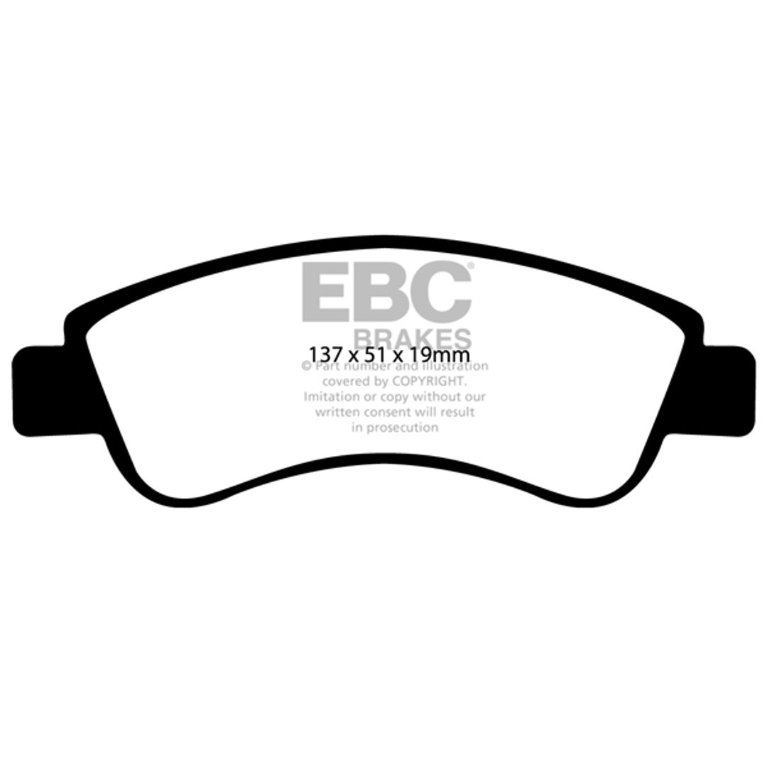 Klocki hamulcowe EBC BRAKES DP41374R