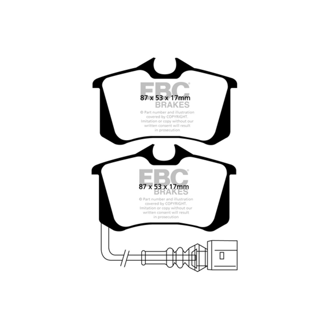 Klocki hamulcowe EBC BRAKES DP41497R