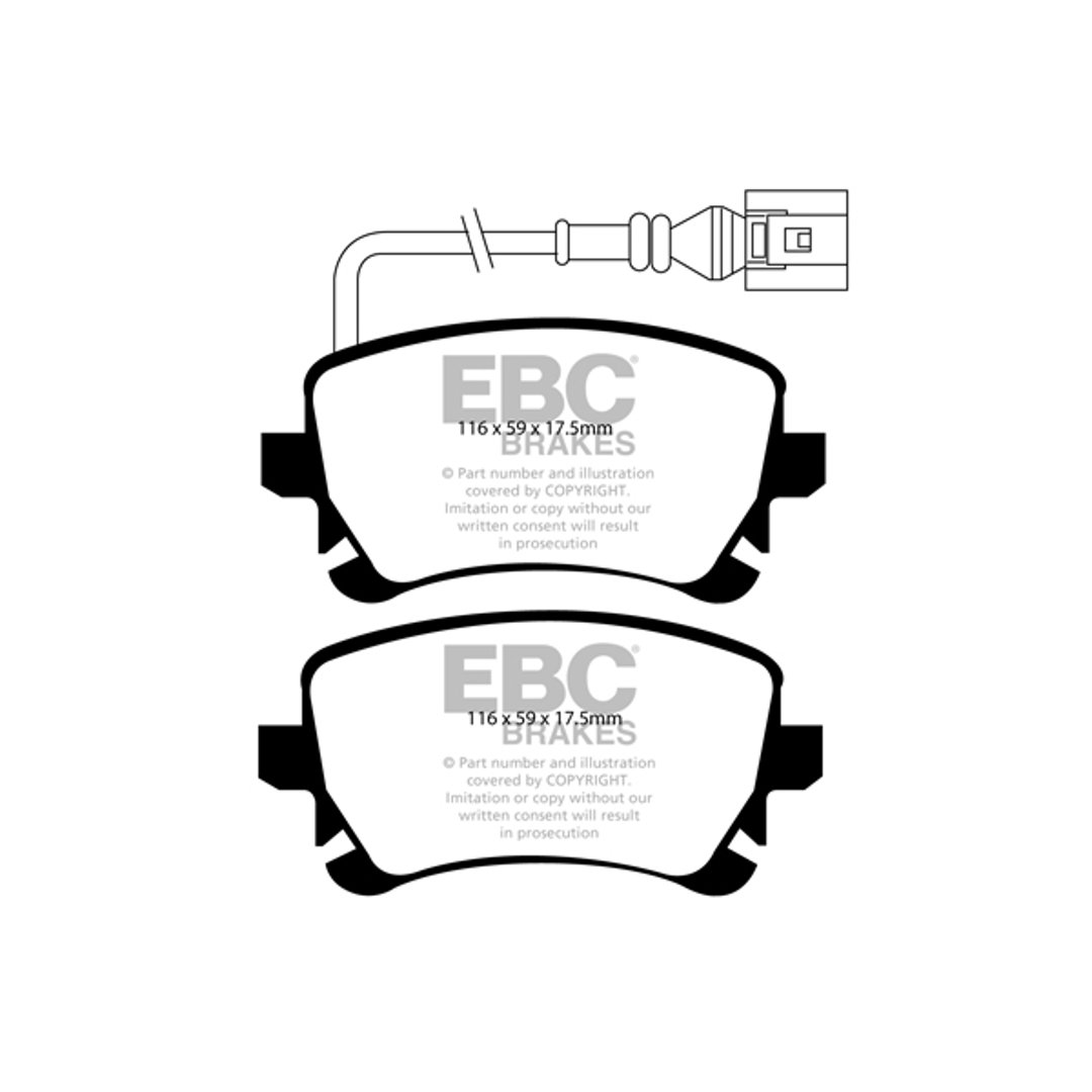 Klocki hamulcowe EBC BRAKES DP41534R