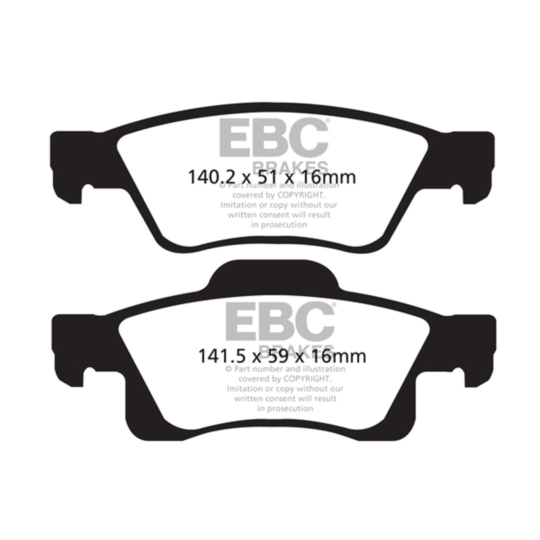 Klocki hamulcowe EBC BRAKES DP41872R