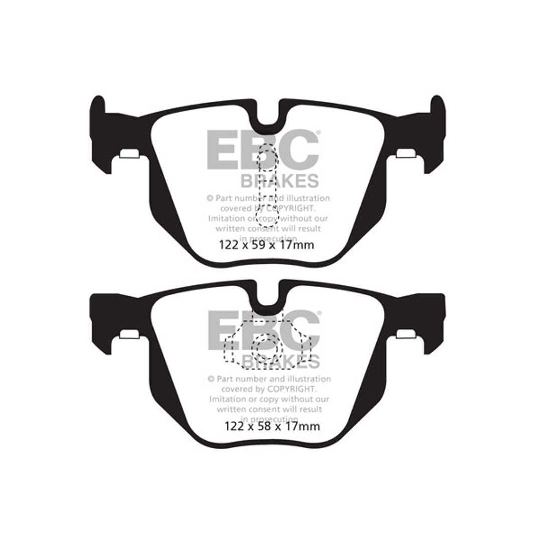 EBC Brakes EBC Brakes EBC Yellowstuff okładziny hamulcowe DP42009R, żółte DP42009R