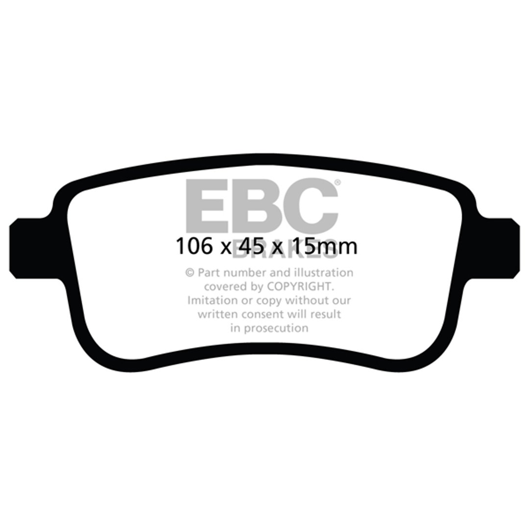 Klocki hamulcowe EBC BRAKES DP42025R