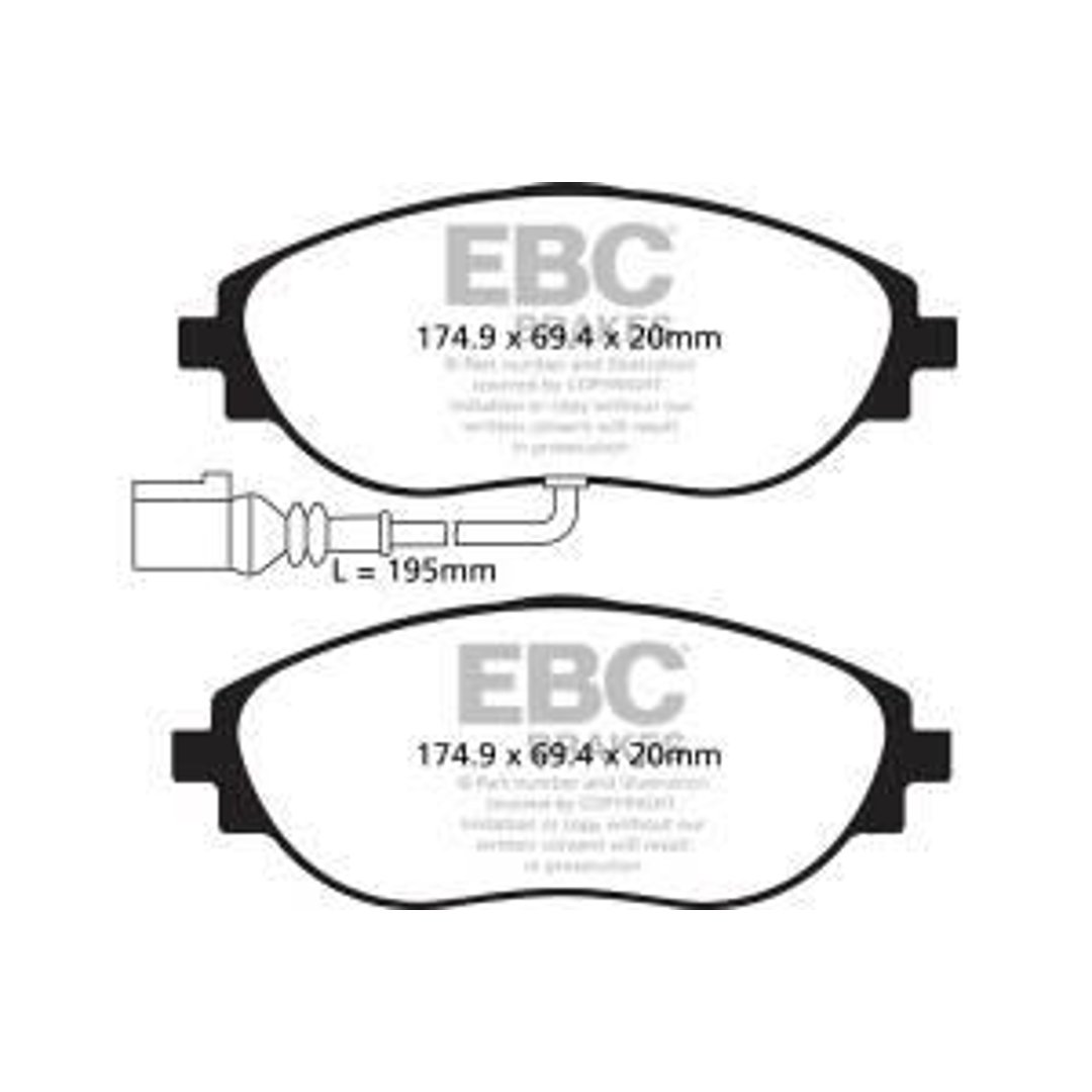 Klocki hamulcowe EBC BRAKES DP42127R