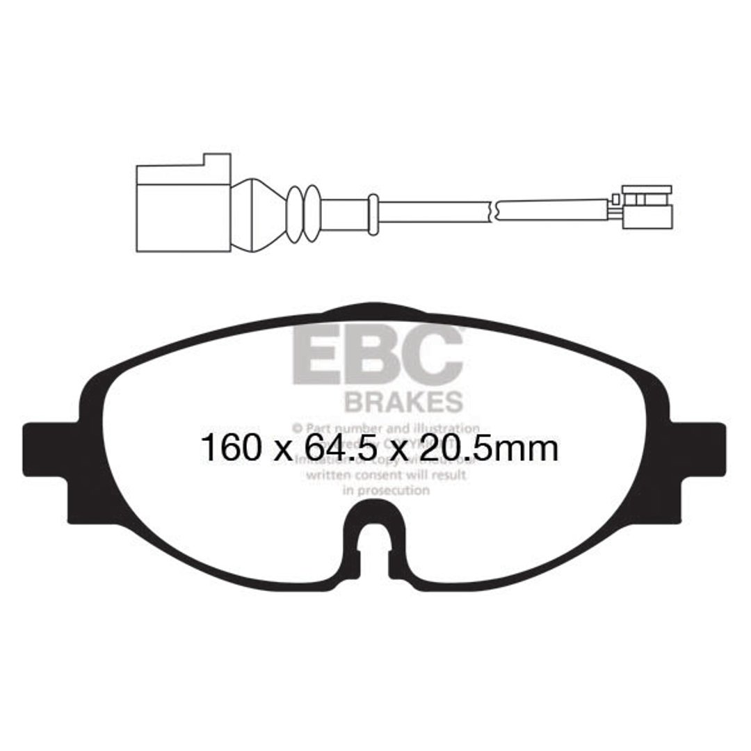 Klocki hamulcowe EBC BRAKES DP42150R