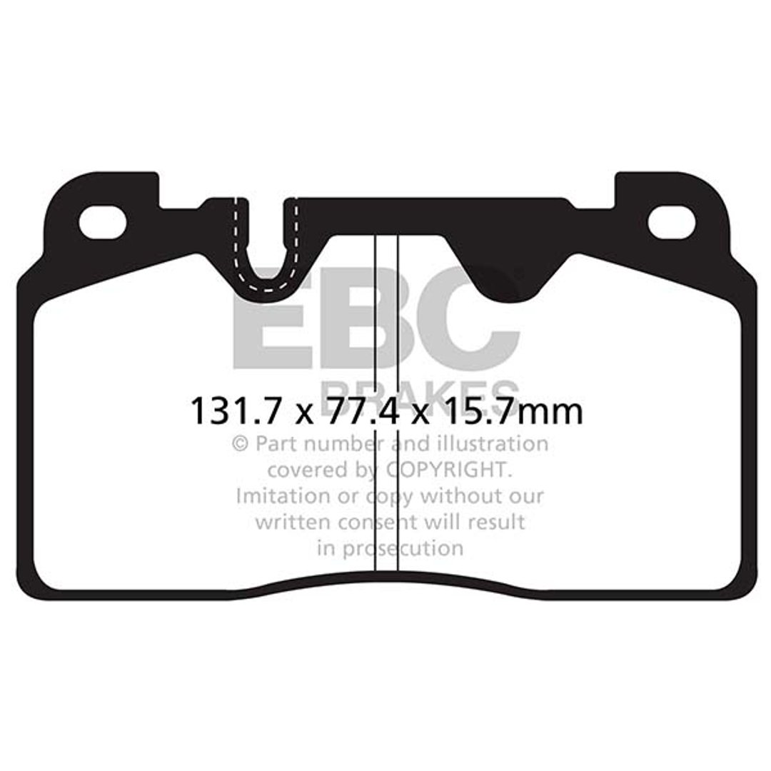 Klocki hamulcowe EBC BRAKES DP42168R