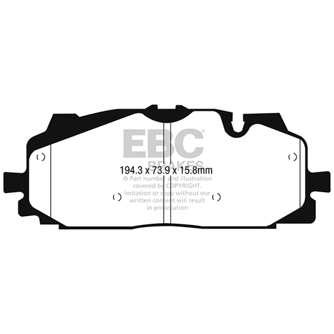 Klocki hamulcowe EBC BRAKES DP42277R