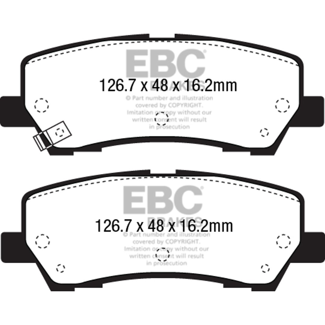 Klocki hamulcowe EBC BRAKES DP43043R