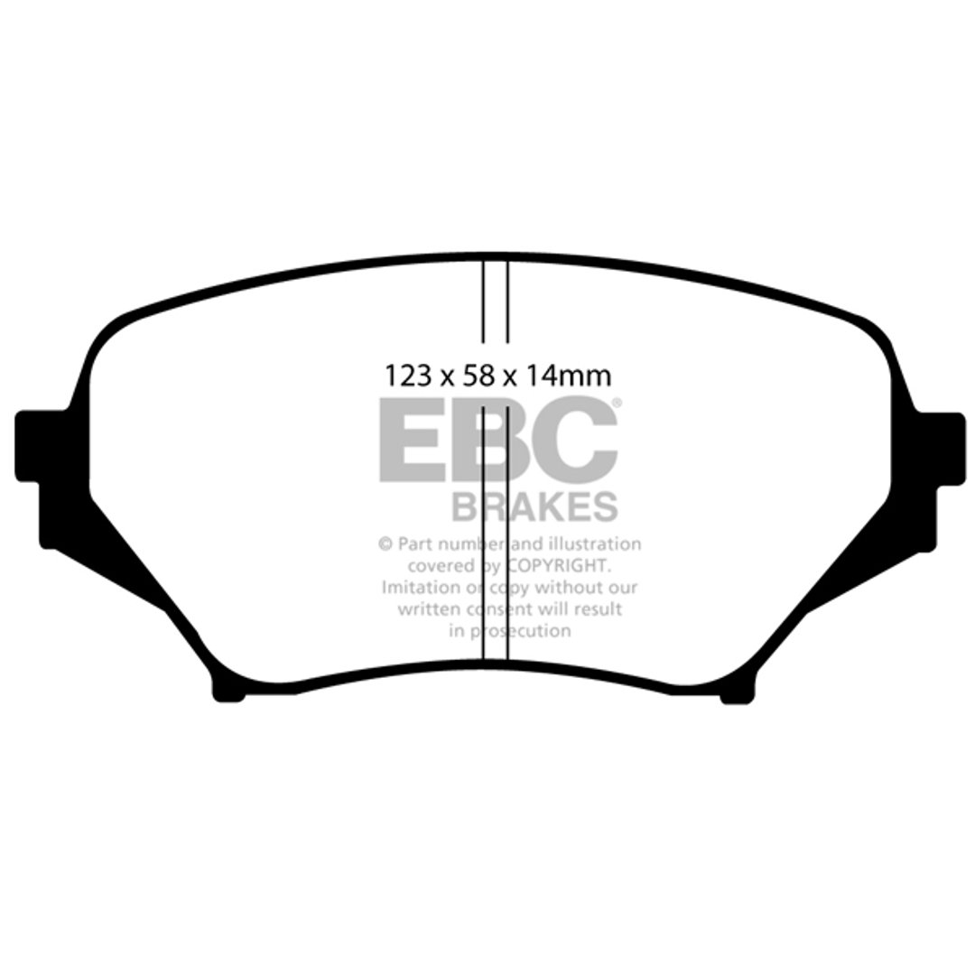 EBC Brakes DP51774NDX Bluestuff NDX okładziny hamulcowe DP51774NDX